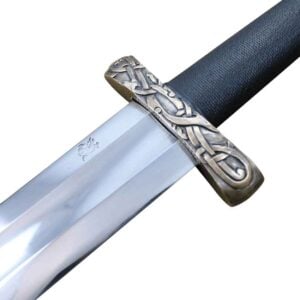 Two Handed Viking Sword With Scabbard