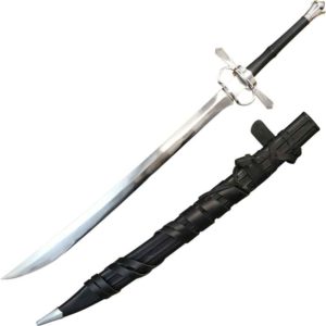 Ring Hilt Swiss Saber With Scabbard and Belt