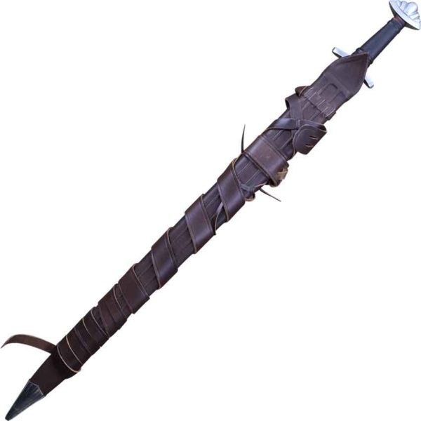 Five Lobe Viking Sword With Scabbard