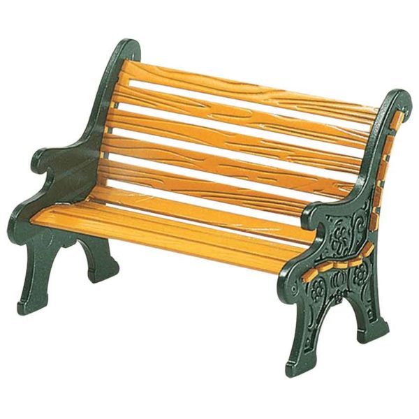 Wrought Iron Park Bench - Accessory Buildings and Figurines by Department 56