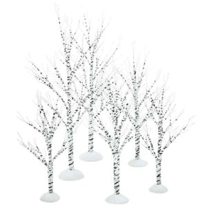 Winter Birch Trees - Set of 6 - Village Landscapes and Trees by Department 56