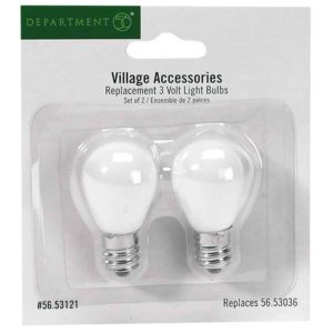 Replacement 3V Light Bulbs - Replacement Bulbs and Power Cords by Department 56