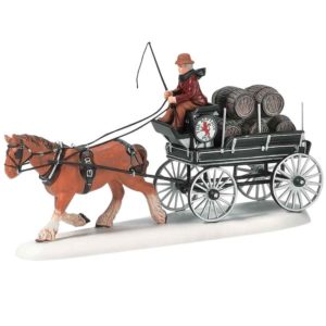 Red Lion Pub Beer Wagon - Dickens Village by Department 56