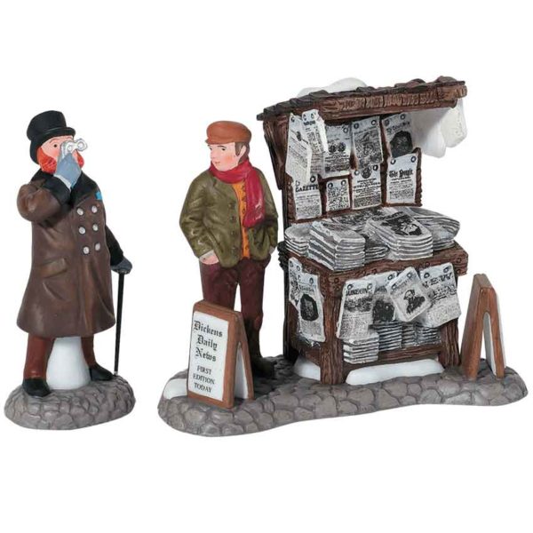 London Newspaper Stand - Dickens Village by Department 56