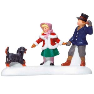 Playing With A Puppy - Dickens Village by Department 56