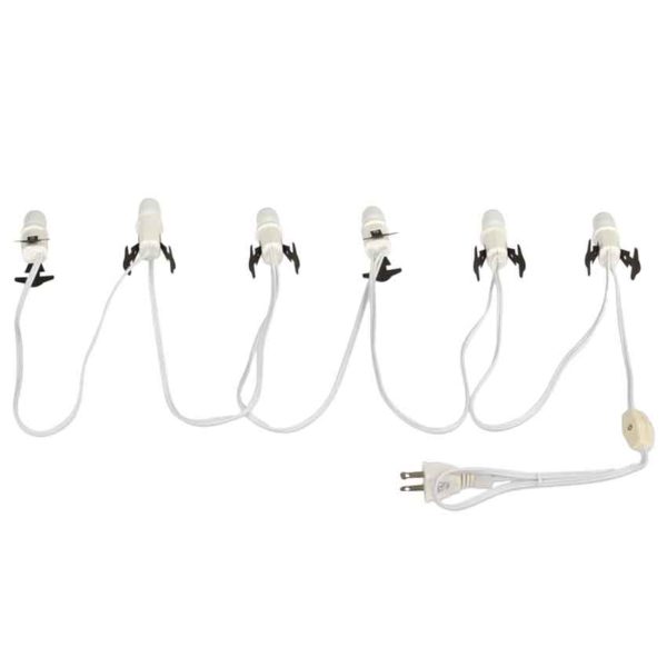 6 Socket Light Cord with Bulbs - Replacement Bulbs and Power Cords by Department 56