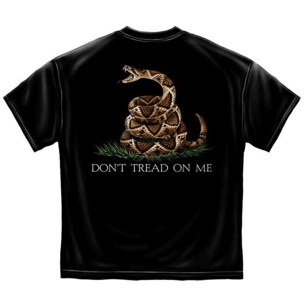 Dont Tread On Me Black T-Shirt