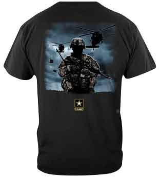 US Army Strong Helicopter T-Shirt