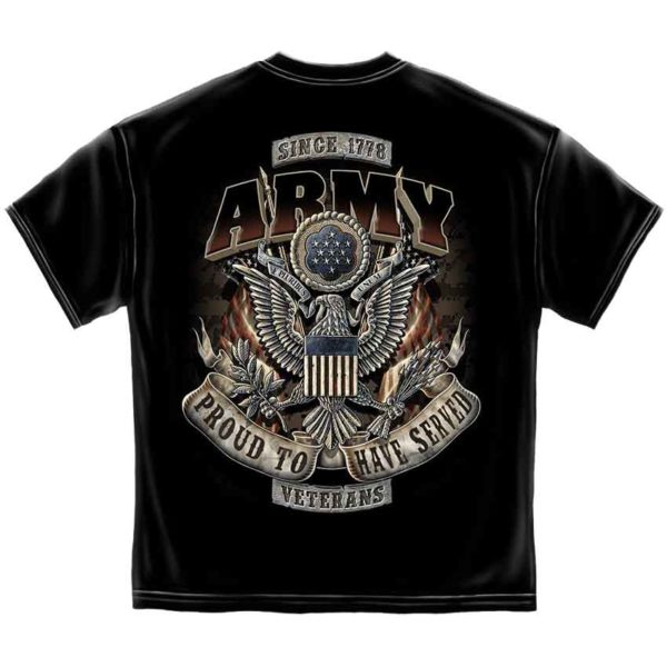 US Army Proud to Have Served T-Shirt