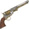 1851 Engraved Navy Revolver Brass