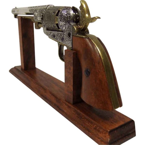 1851 Engraved Navy Revolver Brass