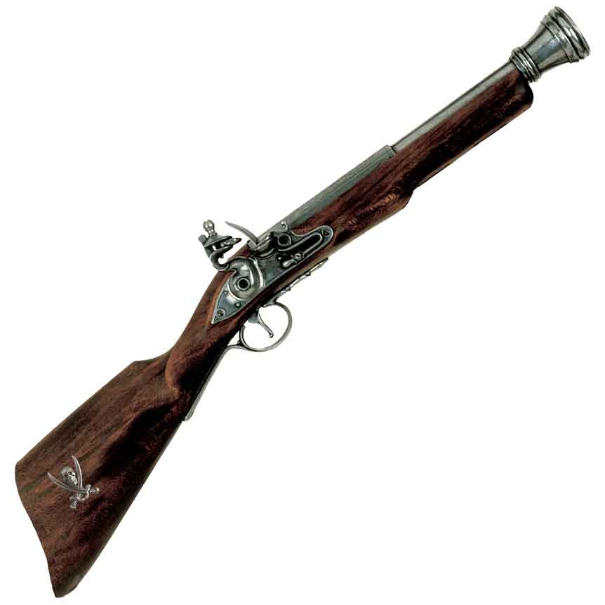 18th Century Pirate Blunderbuss Grey