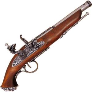 18th Century Pirate Flintlock Pistol Grey