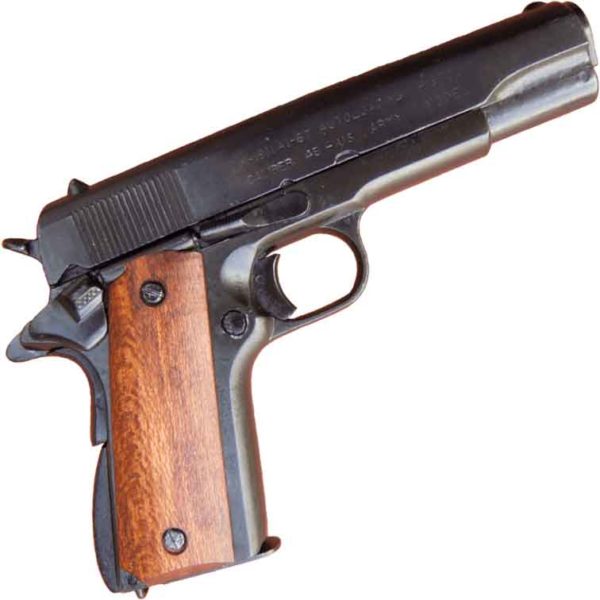 M1911 .45 Caliber Automatic Pistol Wood Grip