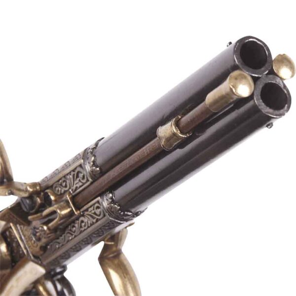 Black Brass 1750 Double Barrel Flintlock