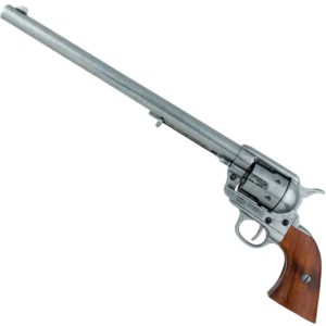 Pewter Finish .45 Caliber 1873 Buntline Revolver