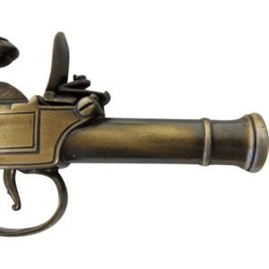 18th Century Replica Flintlock Pistol Brass