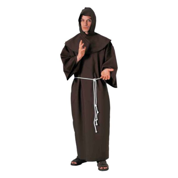 Brown Monk's Robe Men's Costume
