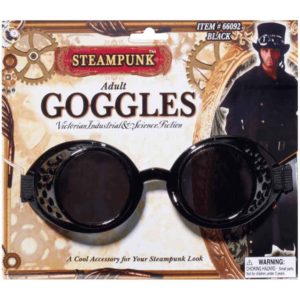 Black Steampunk Goggles