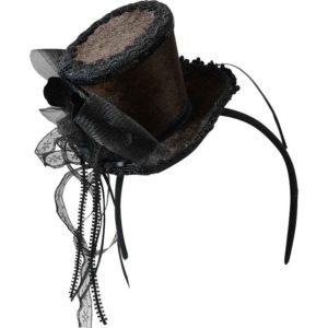 Brown Steampunk Headband Hat