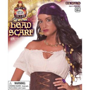 Gypsy's Coined Head Scarf