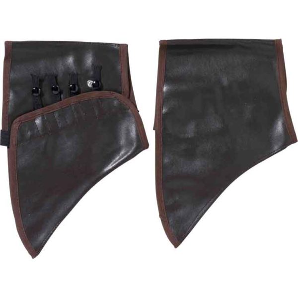 Steampunk Brown Leather Spats