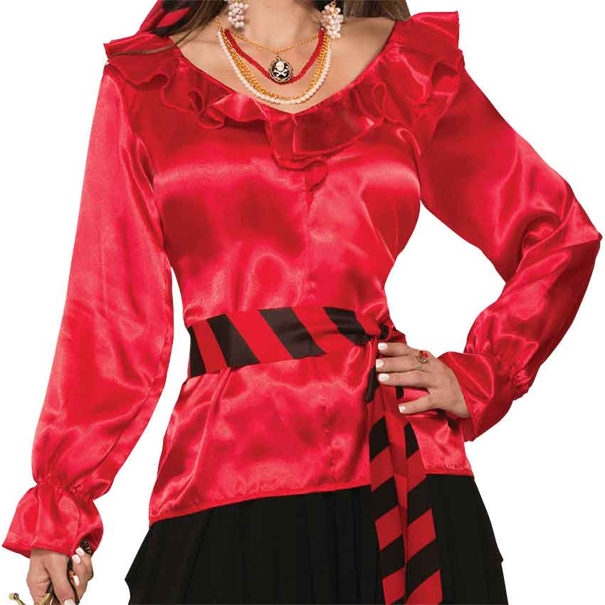pirate ruffle blouse