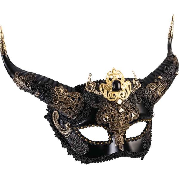 Sumptuous Faun Masquerade Mask