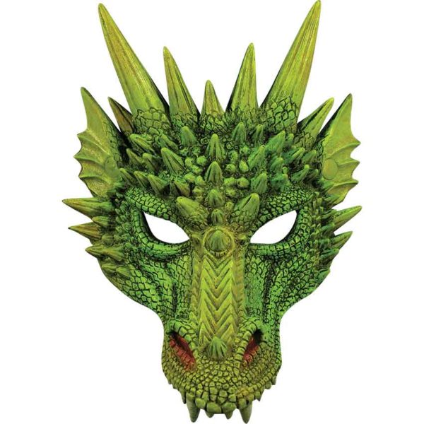 Forest Dragon Half Mask