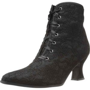 Elizabethan Lace Ankle Boots