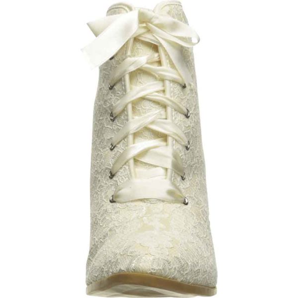 Elizabethan Lace Ankle Boots