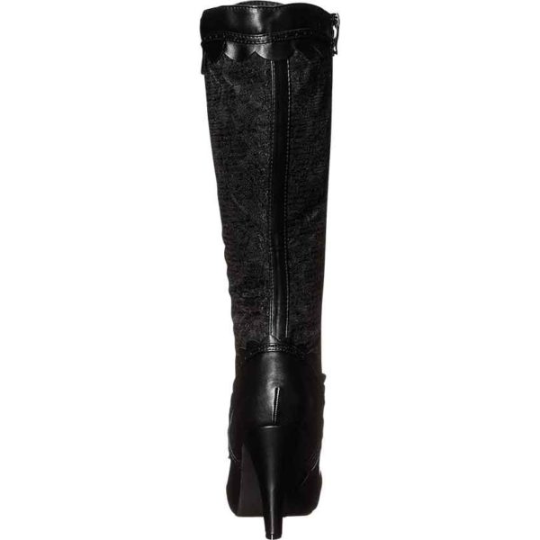 Lady Alexia Lace Panel Boots