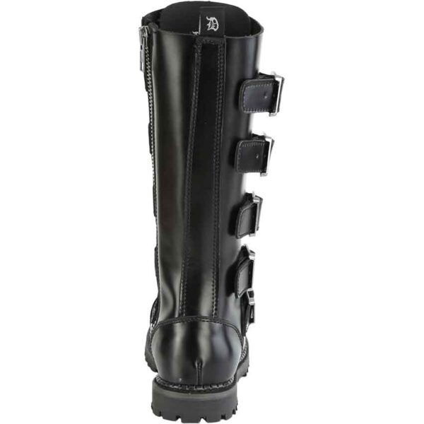 Five Buckle Gothic Tall Boots