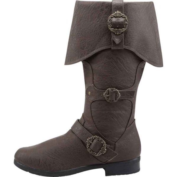 Men's Ornate Captain Boots