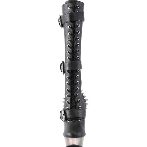 Knee High Goth Punk Heeled Boots