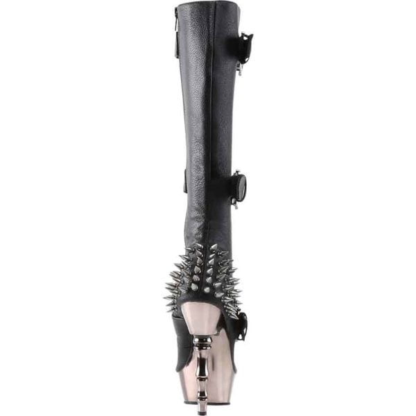 Knee High Goth Punk Heeled Boots