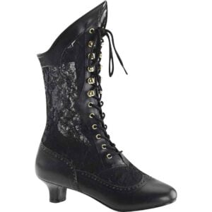 Victorian Lace Ankle Boots
