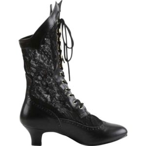 Victorian Lace Ankle Boots