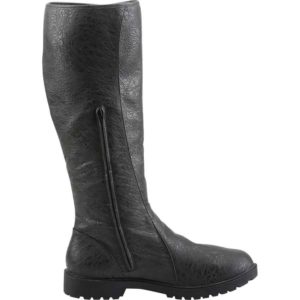Gothic Lace Up Button Boots