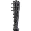 Multi-Buckle Knee High Boots