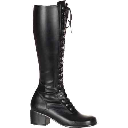 Womens High Heeled Combat Boots