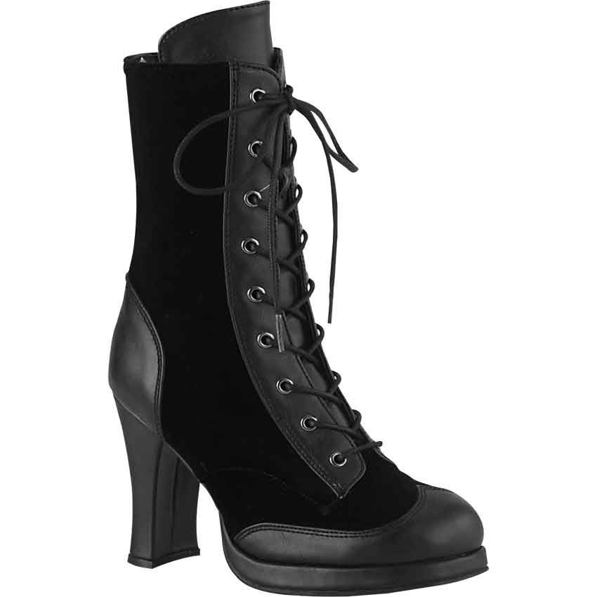 high heel goth boots