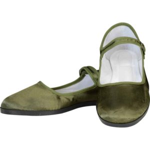 Olive Lady Jane Shoes