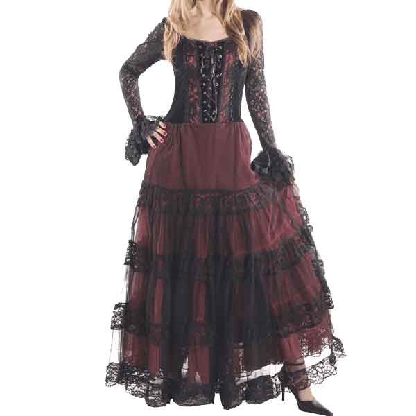 Gothic Laced Bodice Dress