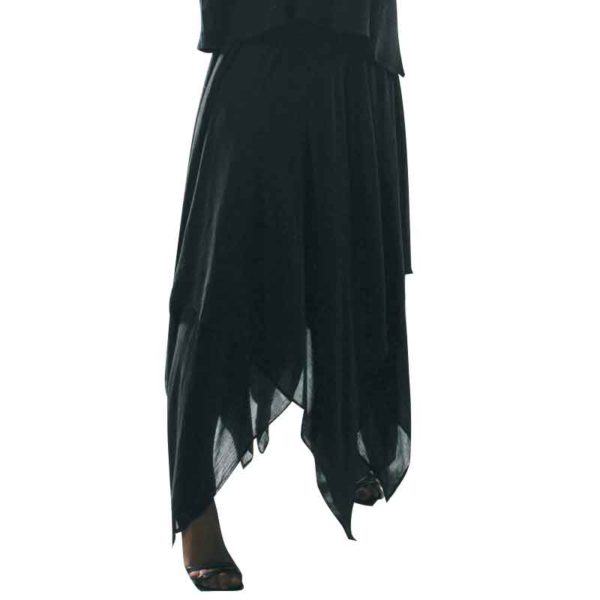 Straight Gothic Jagged Skirt