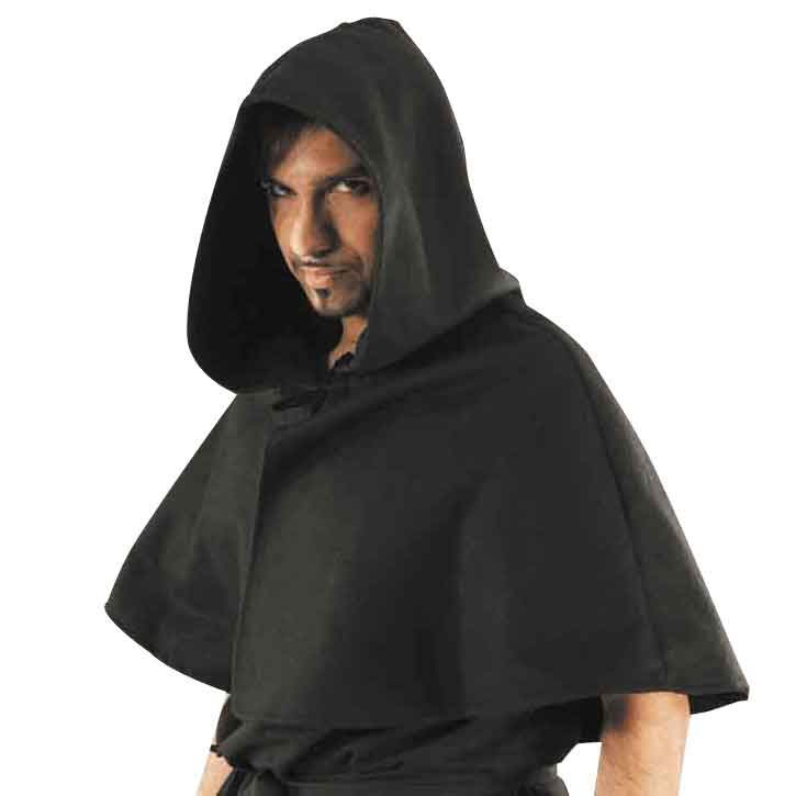 cape with hoodie