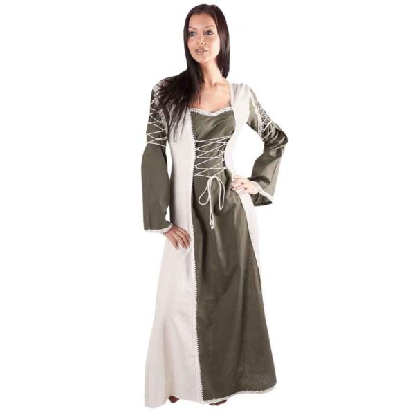 Ladies Layered Medieval Dress