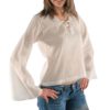 Tied Neckline Long Sleeve Shirt