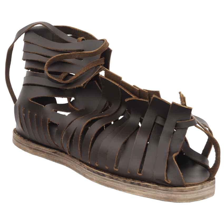 Medieval Roman Leather Caligae Sandals 