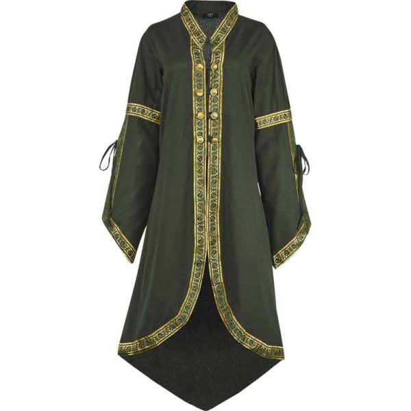 Medieval Floral Trim Overdress